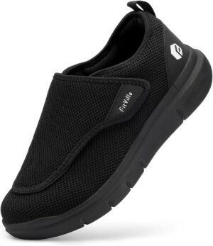 FitVille Zapatos anchos para hombre con
